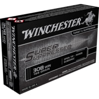 Winchester .308 168 Grain Open Tip Subsonic Brass Case Centerfire Rifle Ammunition