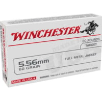 Winchester Winchester 5.56x45mm NATO 62 Grain Full Metal Jacket Centerfire Rifle Ammunition