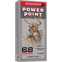 Winchester Super-X 6.8 Western 170 Grain Jacketed Soft Point Centerfire Rifle Ammunition