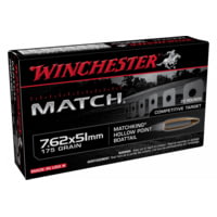 Winchester Matchking 7.62x51mm 175 Grain Sierra BTHP Centerfire Rifle Ammunition