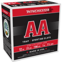 Winchester AA 12G 2-3/4in #7 AA Xtra Light 1oz 25/250 Brass Case Shotgun Ammunition