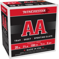 Winchester AA 20 Gauge 7/8 oz 2.75" 1200 ft/s Shotgun Ammunition