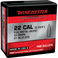 Winchester Ammo Centerfire Rifle Reloading 223 Rem .224 55 Gr Pointed Soft Poin WB223SP55D