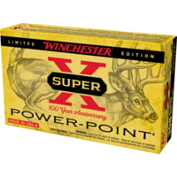Winchester Ammo Super-X 100th Anniversary .308 Winchester 150 Grain Power-Point Brass Cased Centerfire Rifle Ammunition
