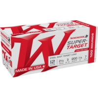 Winchester Super Target Steel Shot Target Load 12 Gauge 2 3/4 Length 1 1/8 oz 7 Shot Shotgun Ammunition