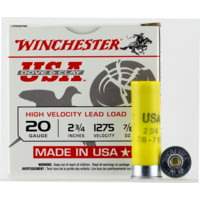 Winchester Ammo USAL207 Dove And Clay 20 Gauge 2.75" 7/8 Oz 7.5 Shot 25 Bx/ 10