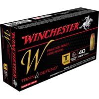 Winchester Ammo W Train And Defend 40 S&amp;W 180 Gr Full Metal Jacket Ammunition