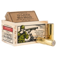 Winchester Ammo WWII Commemorative 12 Gauge 1 oz 2.75 in 00 Buckshot Shotgun Ammo