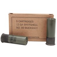 Winchester Military Grade BUCK 12 Gauge 9 Pellets 2.75" Shotgun Buckshot Ammunition