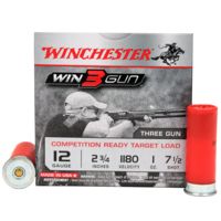 Winchester 3Gun 12ga 2.75&quot; 2.75 dram 1oz 7.5sh /25 XLT127TG