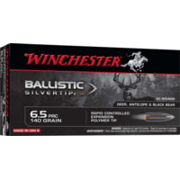 Winchester Ballistic Silvertip 6.5 PRC 140 Grain Silvertip Brass Cased Rifle Ammunition