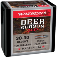 Winchester Deer Season XP .30-30 Caliber Rifle Bullets, 150 grain, Rapid Expansion Polymer Tip
