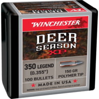 Winchester Deer Season XP .350 Caliber Rifle Bullets, 150 grain, Rapid Expansion Polymer Tip