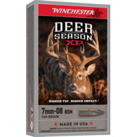 Winchester Deer Season XP 7mm-08 Remington 140 grain Extreme Point Polymer Tip Centerfire Rifle Ammunition