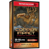 Winchester Deer Season XP Copper Impact .30-06 Springfield 150 Grain Copper Extreme Point Centerfire Rifle Ammunition