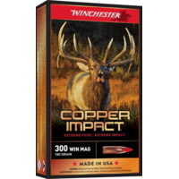 Winchester Deer Season XP Copper Impact .300 Winchester 180 Grain Copper Solid Centerfire Rifle Ammunition