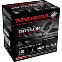 Winchester Drylok Super Steel 12 Gauge 1 1/4 oz 3&quot; Shotgun Ammunition