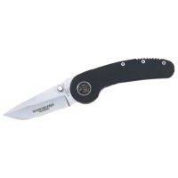 Winchester Knives Liner Lock Knife w/ Black Plastic Handle