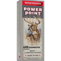 Winchester SPR X .450BM 260 Grain PP Brass Case Centerfire Rifle Ammunition