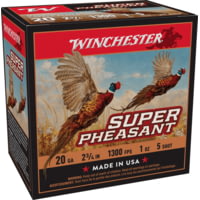 Winchester Super Pheasant 20 Gauge 1 oz 2.75" Shotgun Ammunition