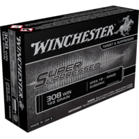 Winchester Super Suppressed .308 Winchester 168 grain Subsonic Open Tip Range Centerfire Rifle Ammunition