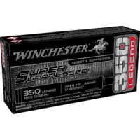 Winchester Super Suppressed .350 Legend 255 grain Subsonic Open Tip Range Centerfire Rifle Ammunition