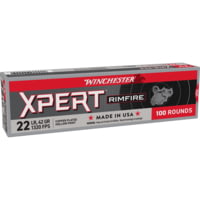 Winchester Super-X .22 Long Rifle 40 Grain Jacketed Hollow Point (JHP) Brass Cased Rimfire Ammunition