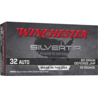 Winchester Super-X .32 Auto 60 Grain Jacketed Hollow Point Centerfire Pistol Ammunition