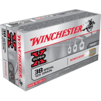 Winchester Super-X Handgun .38 Special 125 grain WinClean Enclosed Base Centerfire Pistol Ammunition