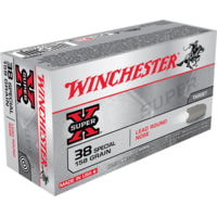 Winchester Super-X Handgun .38 Special 158 grain Lead Round Nose Centerfire Pistol Ammunition