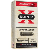 Winchester Super-X Handgun .44 Special 240 grain Lead Flat Nose Centerfire Pistol Ammunition