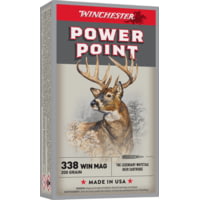 Winchester Super-X Rifle .338 Winchester Magnum 200 grain Power-Point Centerfire Rifle Ammunition