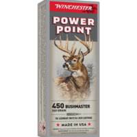Winchester Super-X Rifle .450 Bushmaster 260 grain Power-Point Centerfire Rifle Ammunition