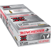 Winchester Super-X RIMFIRE .17 Hornady Magnum Rimfire 20 grain XTP Jacketed Hollow Point Rimfire Ammunition