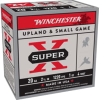 Winchester Super-X Shotshell 20 Gauge 1 oz 2.75" 1220 ft/s Shotgun Ammunition