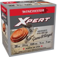 Winchester Super-X Shotshell 20 Gauge 3/4 oz 2.75" Shotgun Ammunition