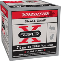 Winchester Super-X Shotshell 410 Bore 3/4 oz 3&quot; Shotgun Ammunition