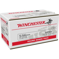 Winchester 5.56x45mm NATO 55 Grain Full Metal Jacket Brass Cased Rifle Ammunition