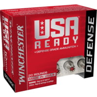 Winchester USA Ready 10mm 170 Grain Hex Vent Hollow Point Brass Pistol Ammunition