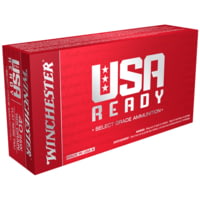 Winchester USA Ready .40 S&amp;W 165 grain Full Metal Jacket Flat Nose Centerfire Pistol Ammunition