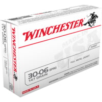 Winchester USA RIFLE .30-06 Springfield 147 grain Full Metal Jacket Centerfire Rifle Ammunition