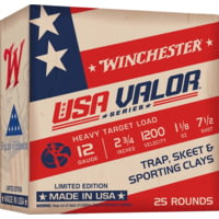 Winchester USA VALOR 12 Gauge 1-1/8oz 2.75'' 7.5 Shot Size Shotgun Ammunition