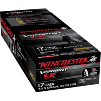 Winchester Varmint LF .17 Hornady Magnum Rimfire 15.5 grain NTX Polymer Tip Rimfire Ammunition