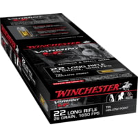 Winchester Varmint LF .22 Long Rifle 26 grain Tin Hollow Point Rimfire Ammunition