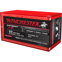 Winchester Varmint LF .22 Winchester Magnum Rimfire 25 grain NTX Polymer Tip Rimfire Ammunition