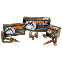 Wolf Ammo Polyformance Handgun Ammunition 9mm Makarov 95 gr FMJ 1033 fps