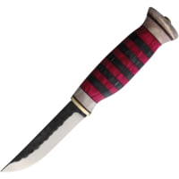 Wood Jewel Fixed Blade Color Stripe Knife