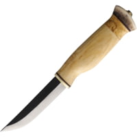 Wood Jewel 8in Curly Birch Fixed Knife