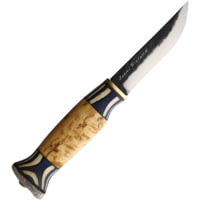 Wood Jewel Lion Fixed Blade Knife