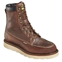 Wood N Stream Mens 6007 Flyway 8in Moc Crème Wedge Saffron Leather